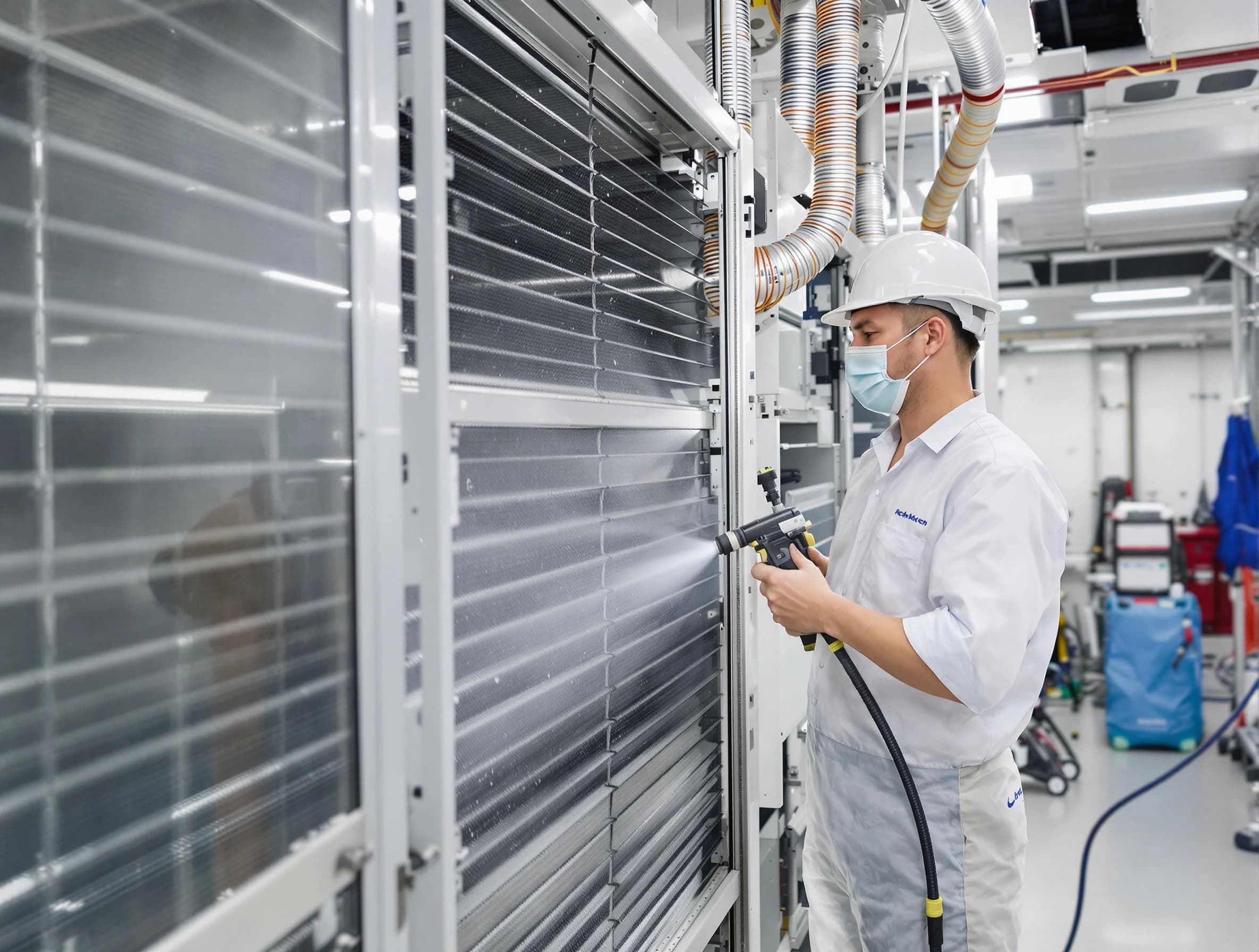 Professional AC coil cleaning by Revere Air Duct Cleaning in Revere