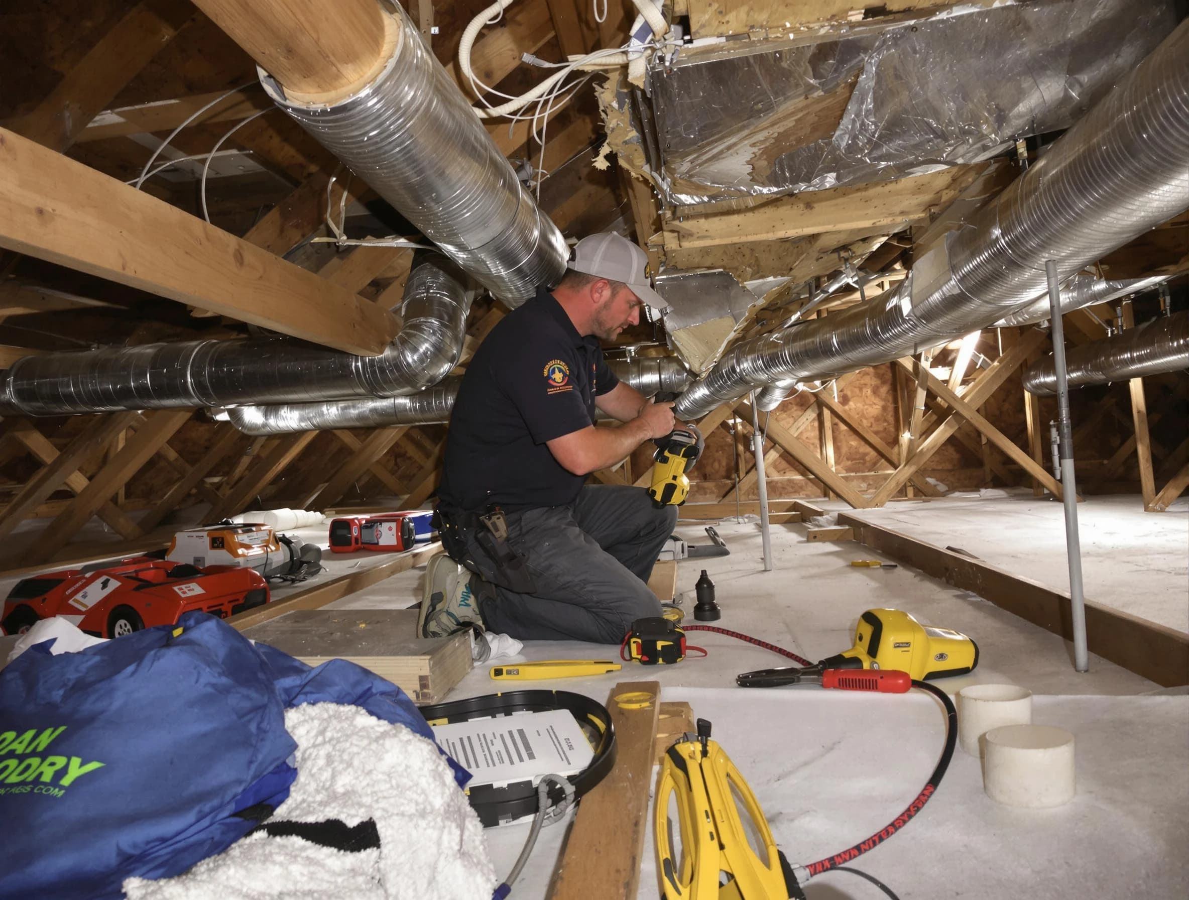 Professional air duct repair by Revere Air Duct Cleaning in Revere