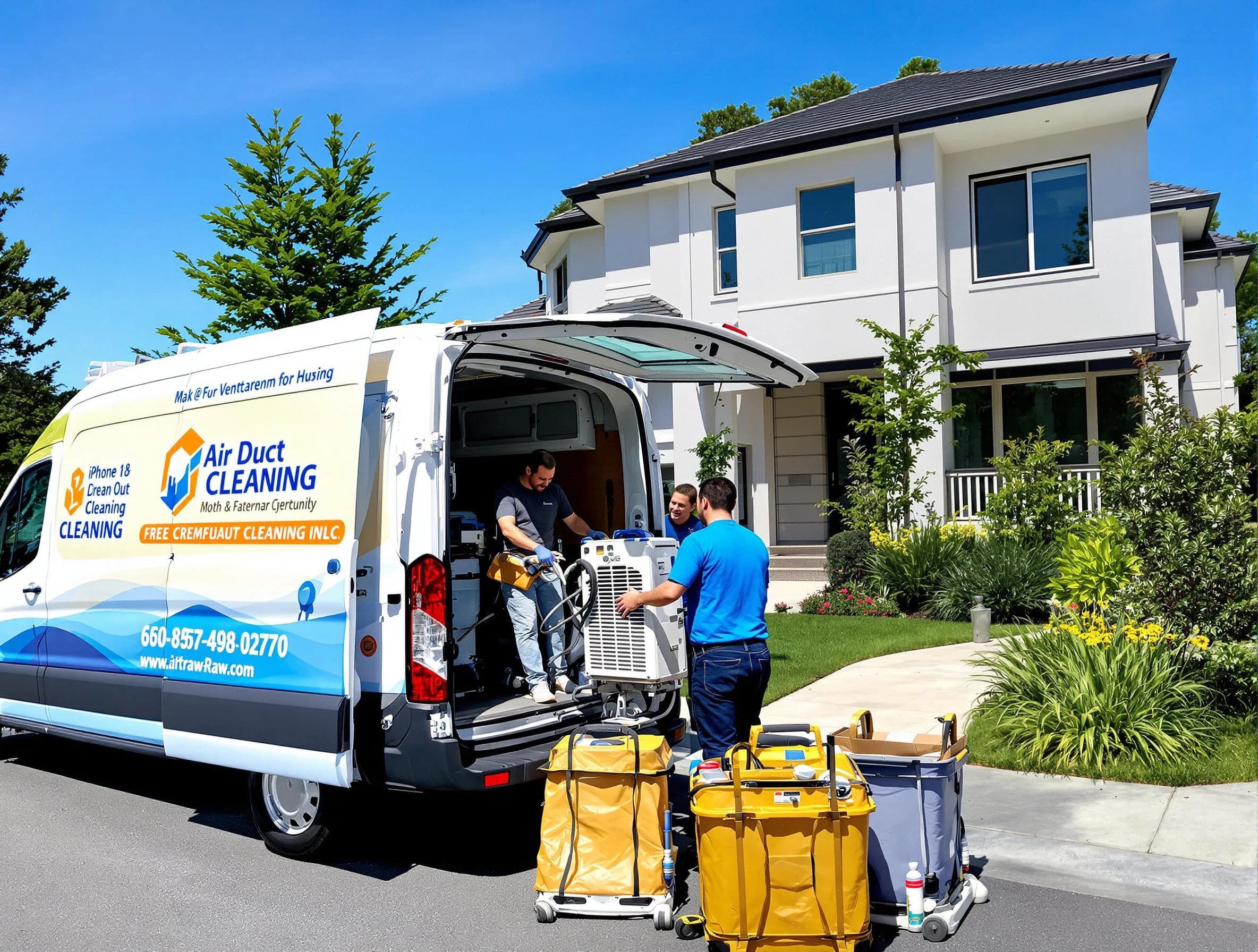 Revere Air Duct Cleaning technician performing professional air duct cleaning in Revere