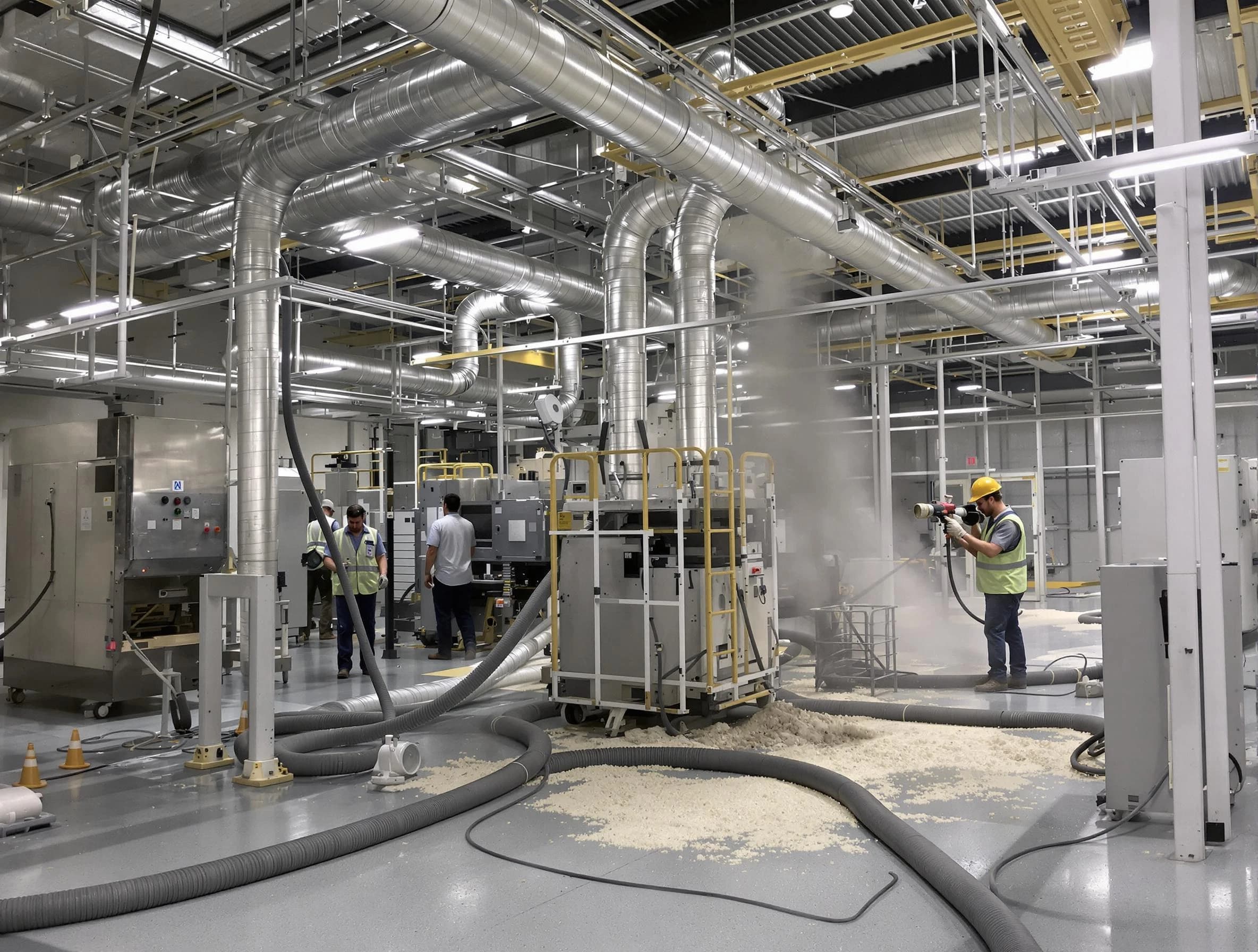 Heavy-duty industrial duct cleaning by Revere Air Duct Cleaning in Revere